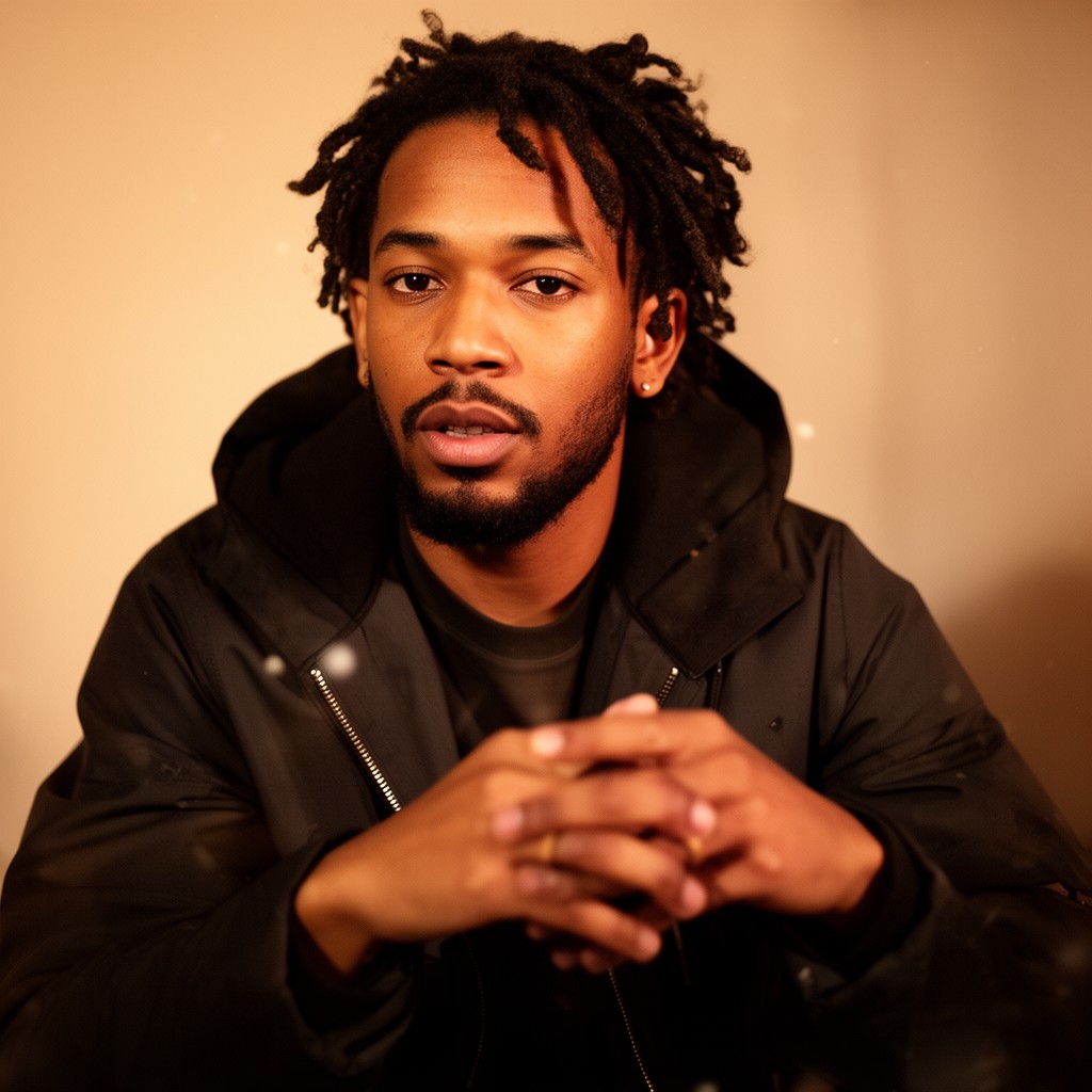 AI-generated illustration of Kendrick Lamar