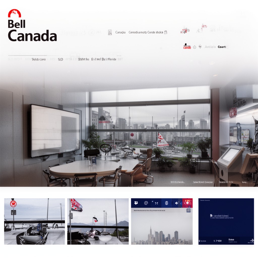 AI-generated illustration of Bell Canada