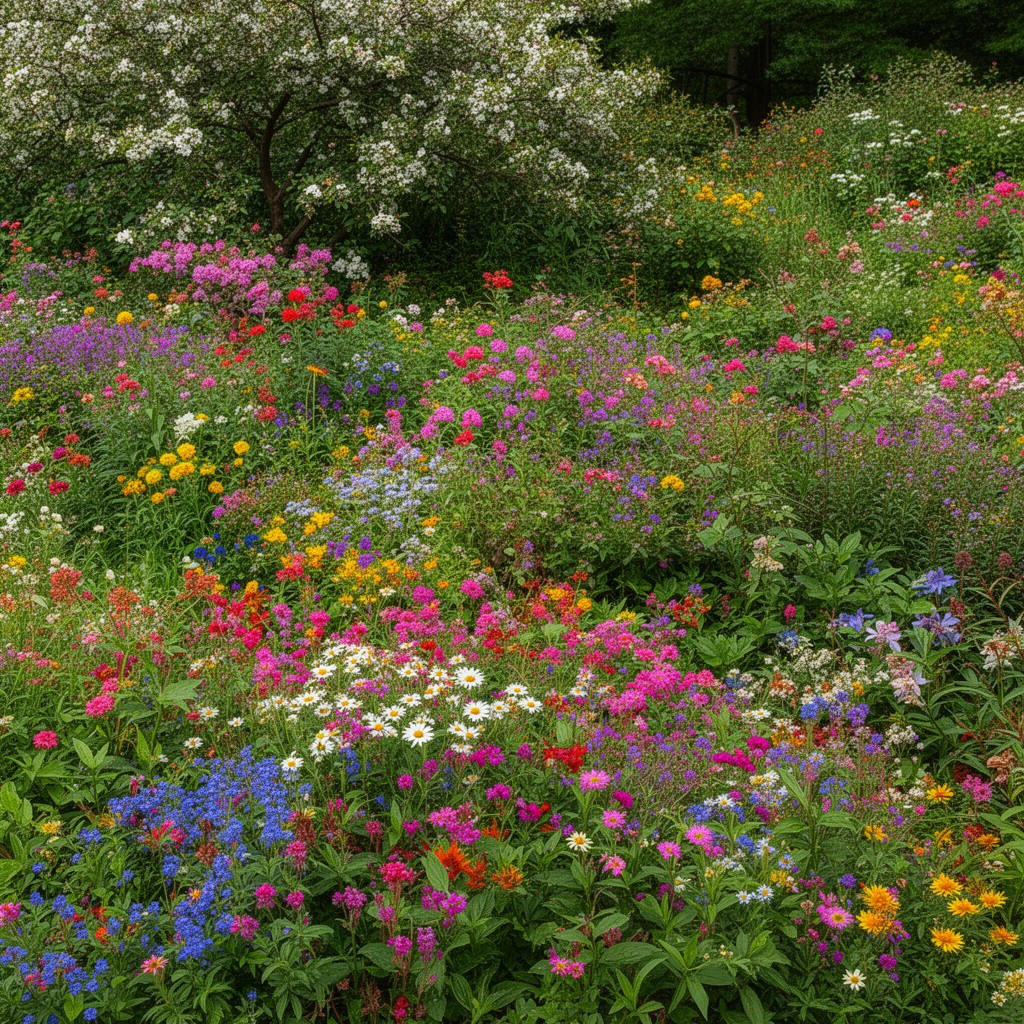 AI-generated illustration of Flowering Shrub Collection