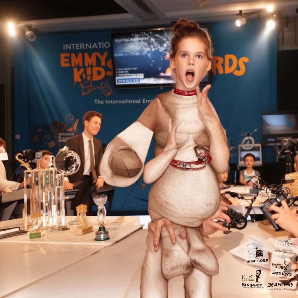 AI-generated illustration of International Emmy Kids Awards