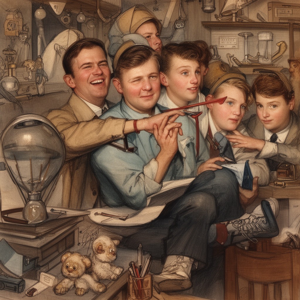 AI-generated illustration of Rockwell