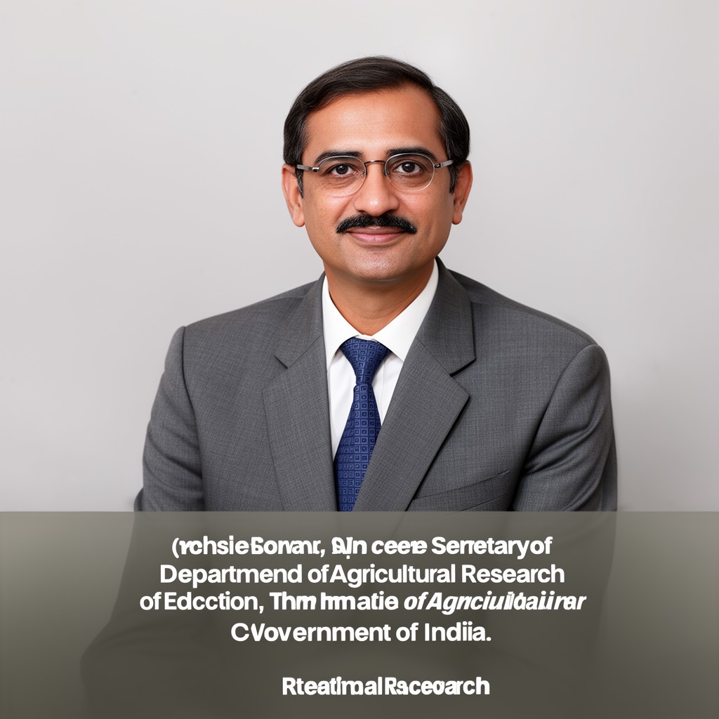 AI-generated illustration of Secretary, Department of Agricultural Research and Education, Government of India