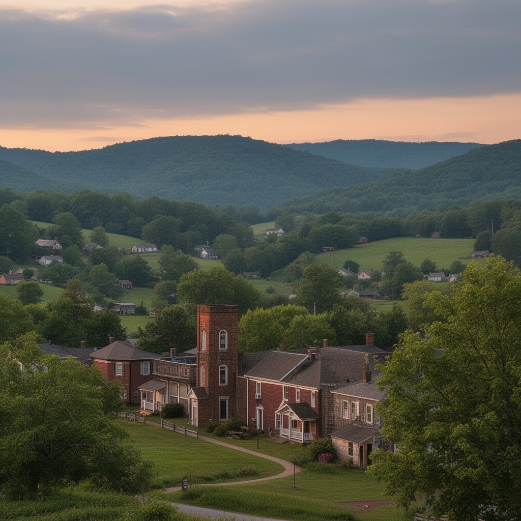 AI-generated illustration of Madison County, Kentucky