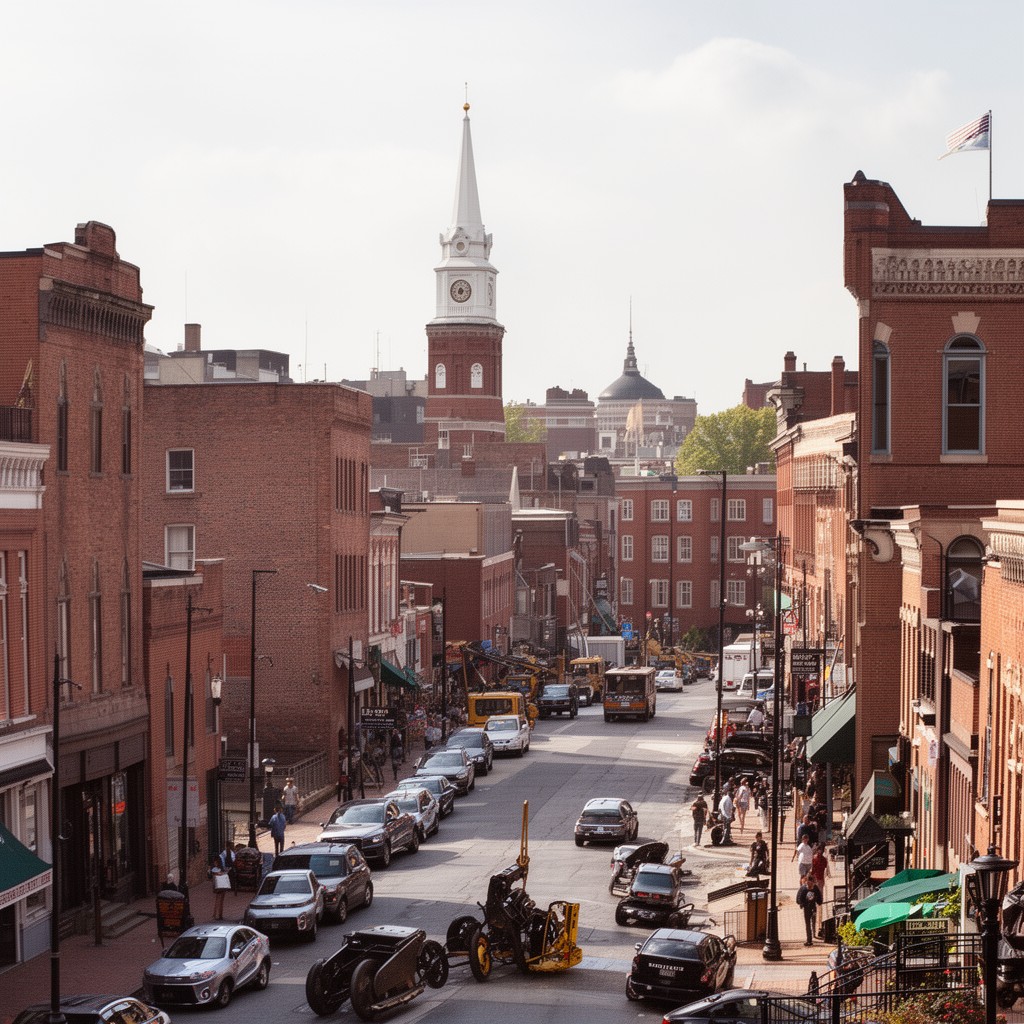 AI-generated illustration of York, Pennsylvania, United States