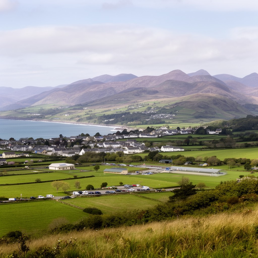 AI-generated illustration of Llanbedr