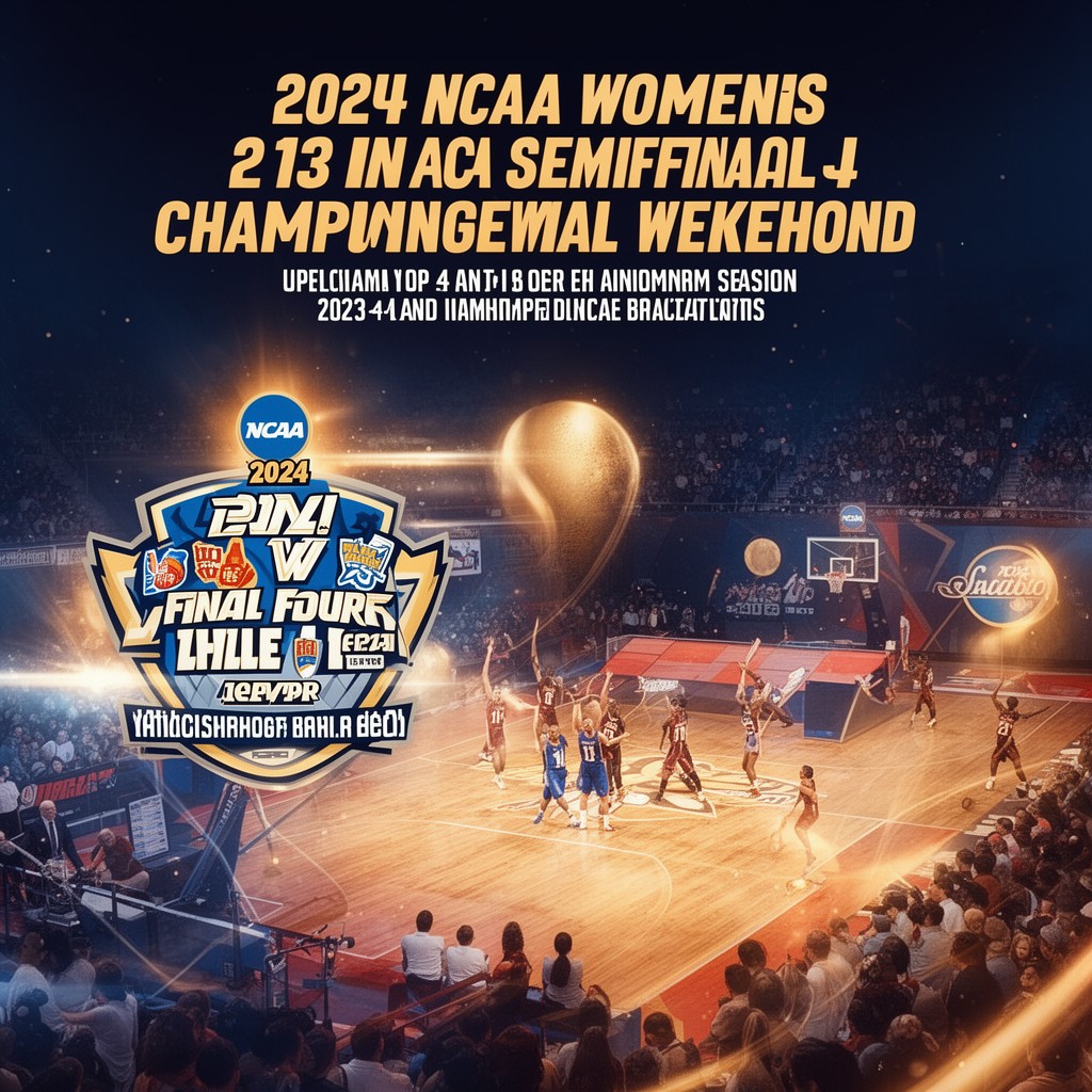 AI-generated illustration of 2024 NCAA Women’s Final Four