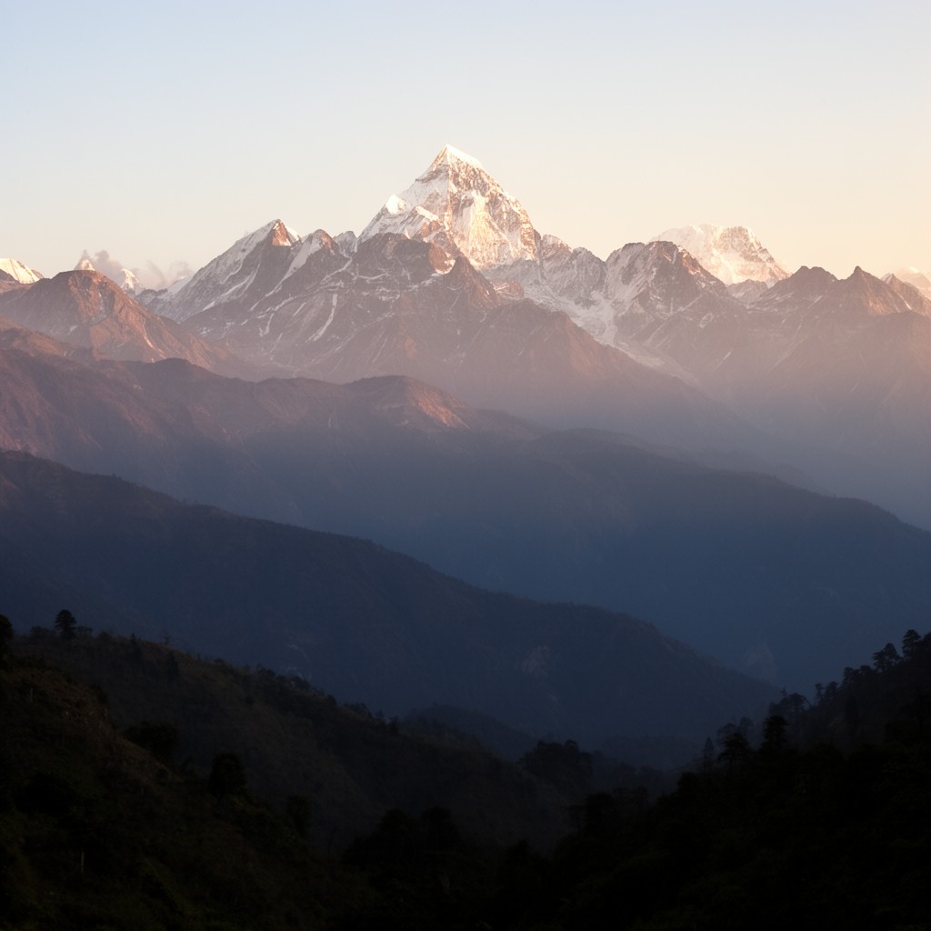 AI-generated illustration of Himalayas