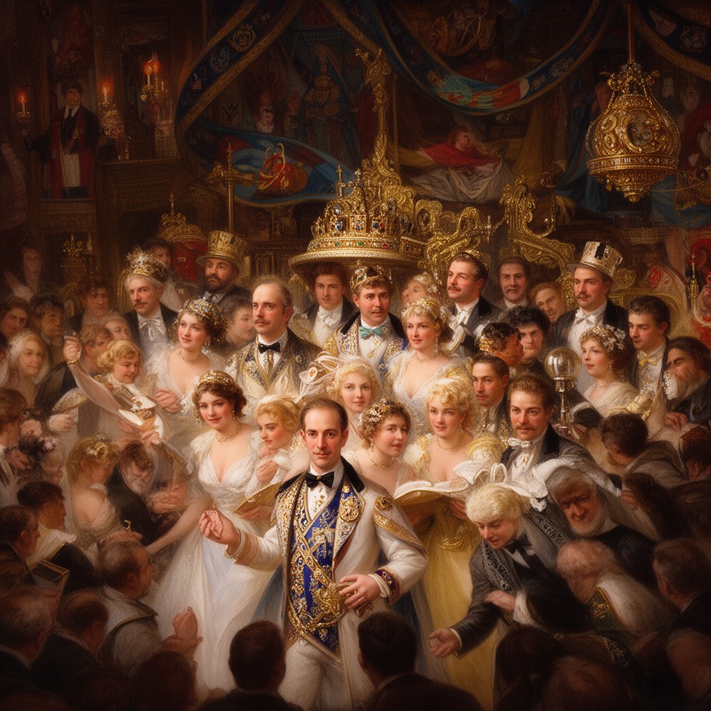AI-generated illustration of Coronation of Edward VII