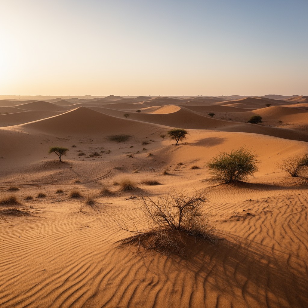 AI-generated illustration of Thar Desert