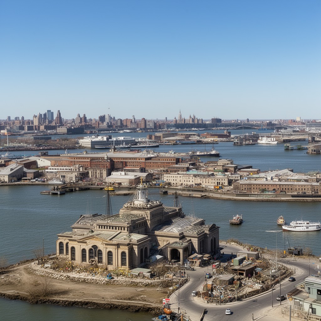 AI-generated illustration of Little Oyster Island