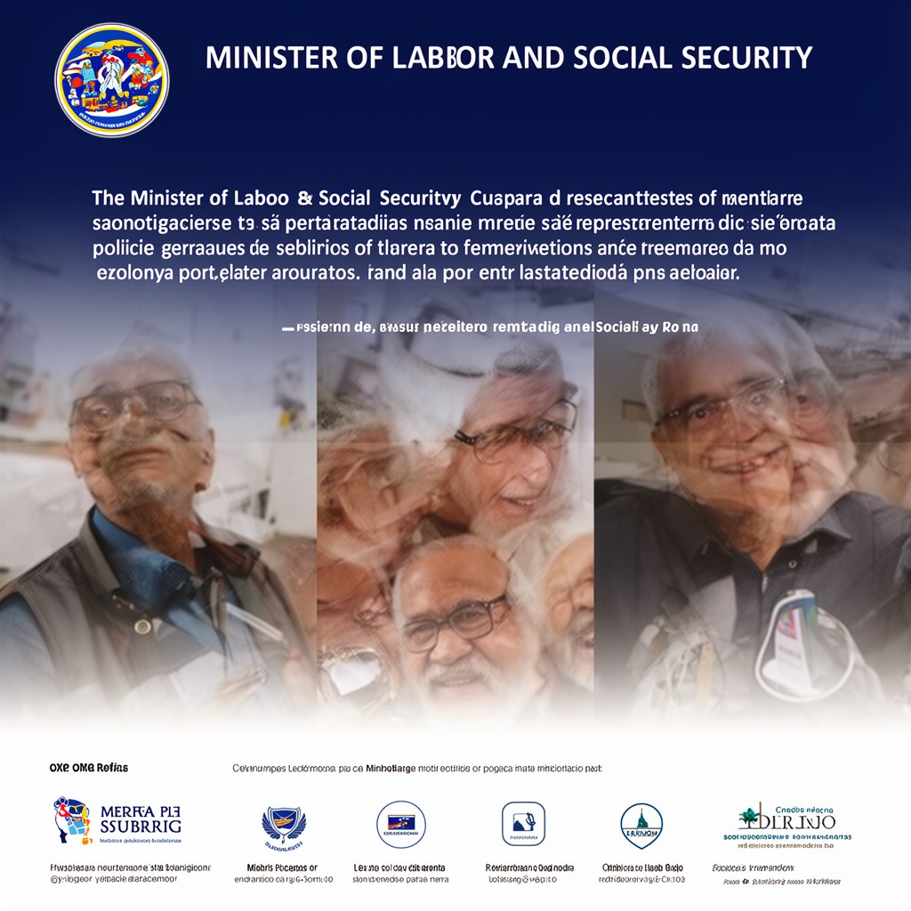 AI-generated illustration of Minister of Labor and Social Security of Cuba