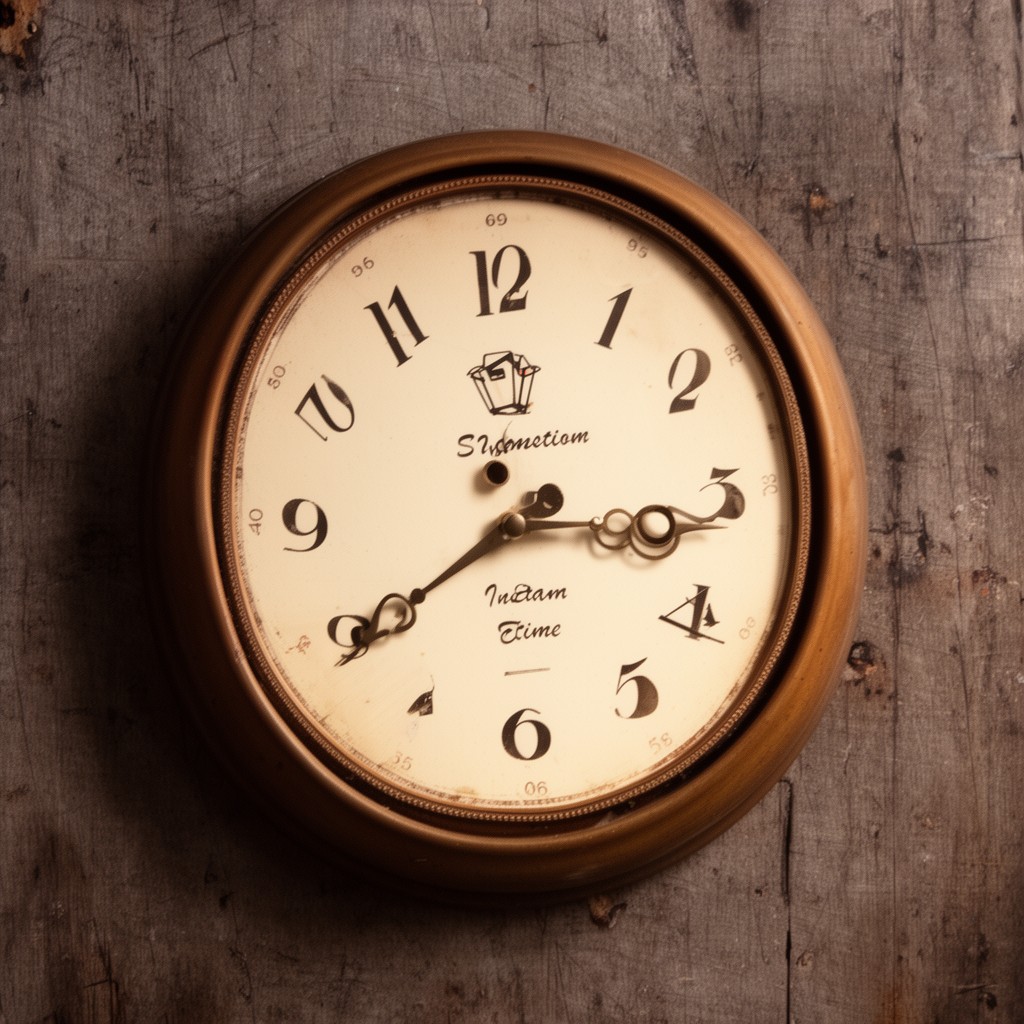AI-generated illustration of Indian Standard Time