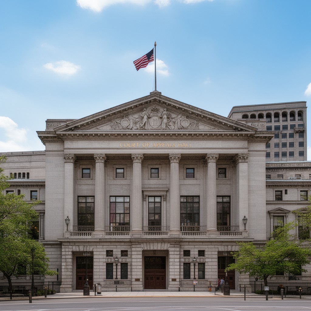 AI-generated illustration of Court of Appeals Hall
