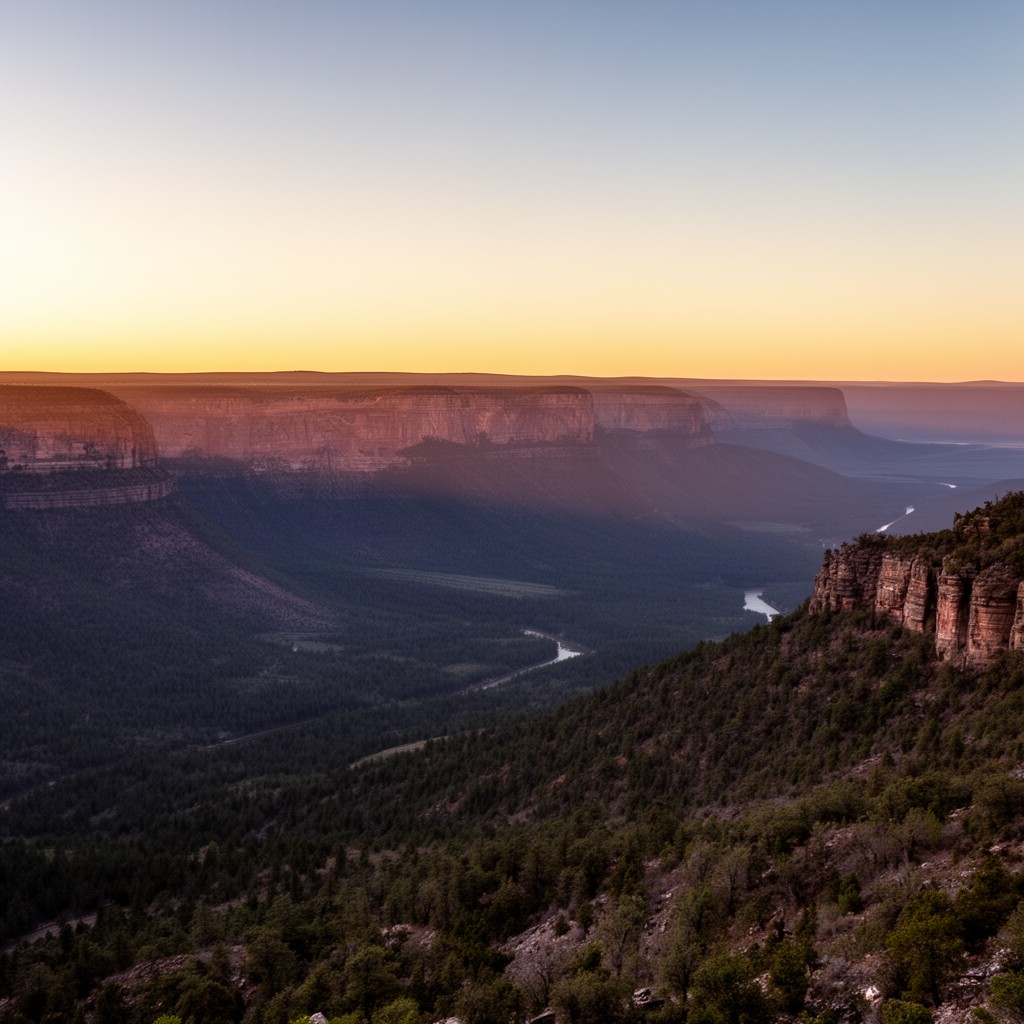AI-generated illustration of Mogollon Rim