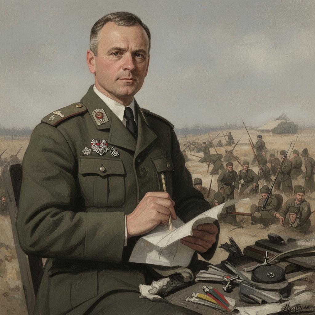 AI-generated illustration of Władysław Bortnowski
