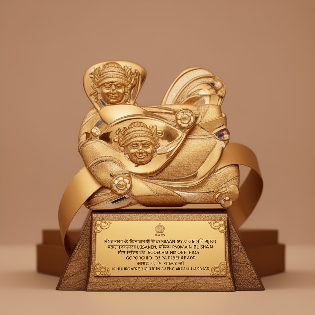 AI-generated illustration of Padma Bhushan