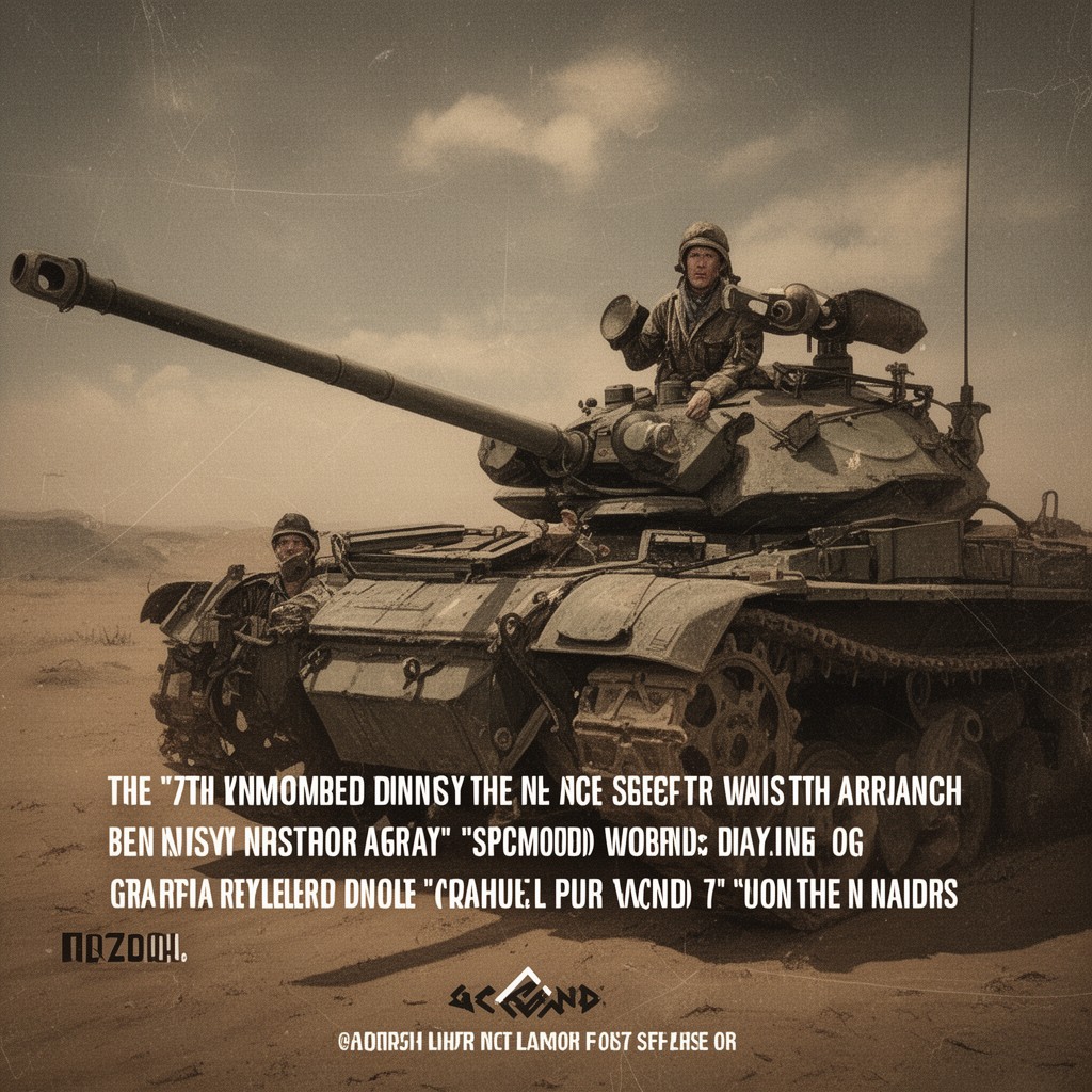 AI-generated illustration of 7th Armoured Division