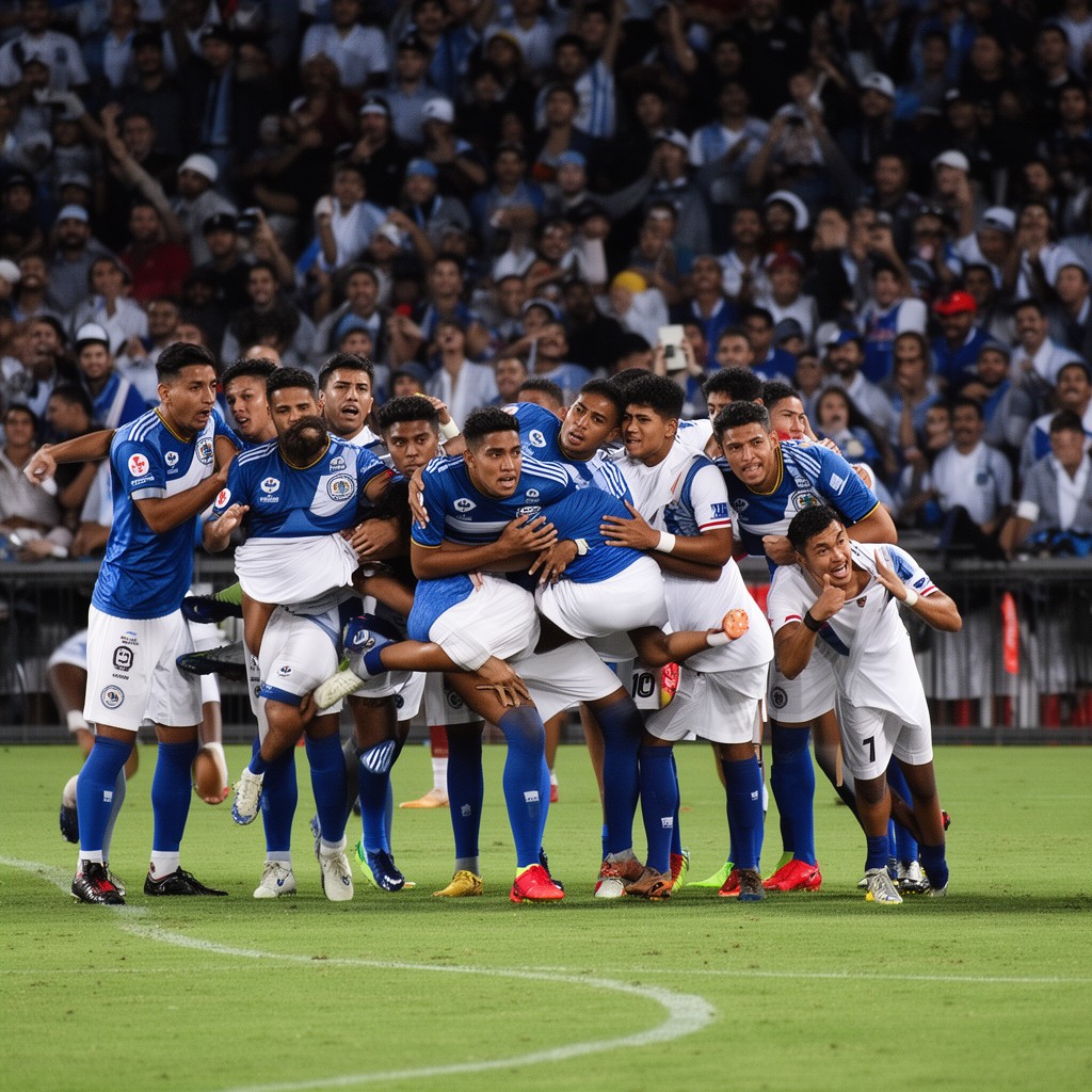 AI-generated illustration of Guatemala national football team