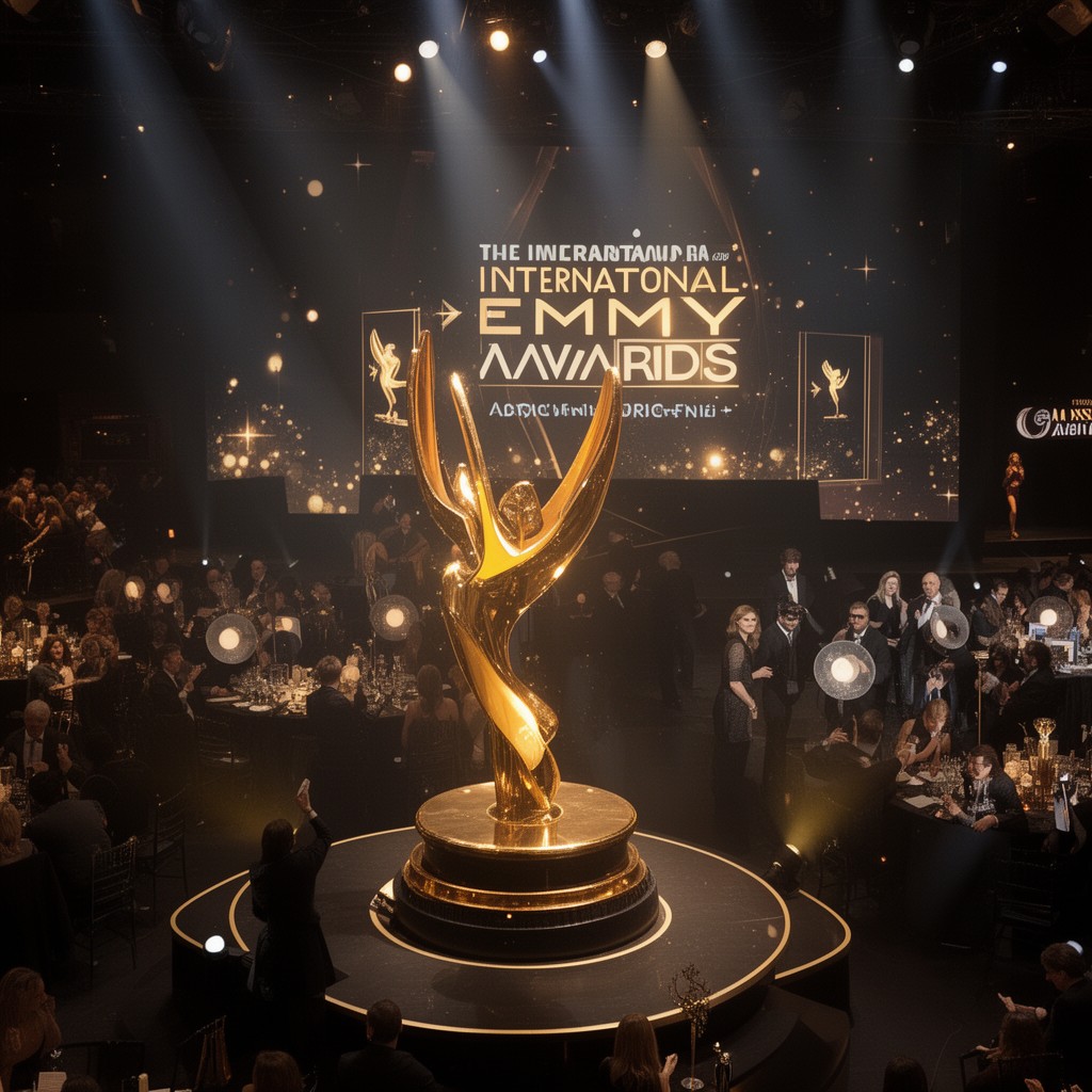 AI-generated illustration of International Emmy Awards Gala