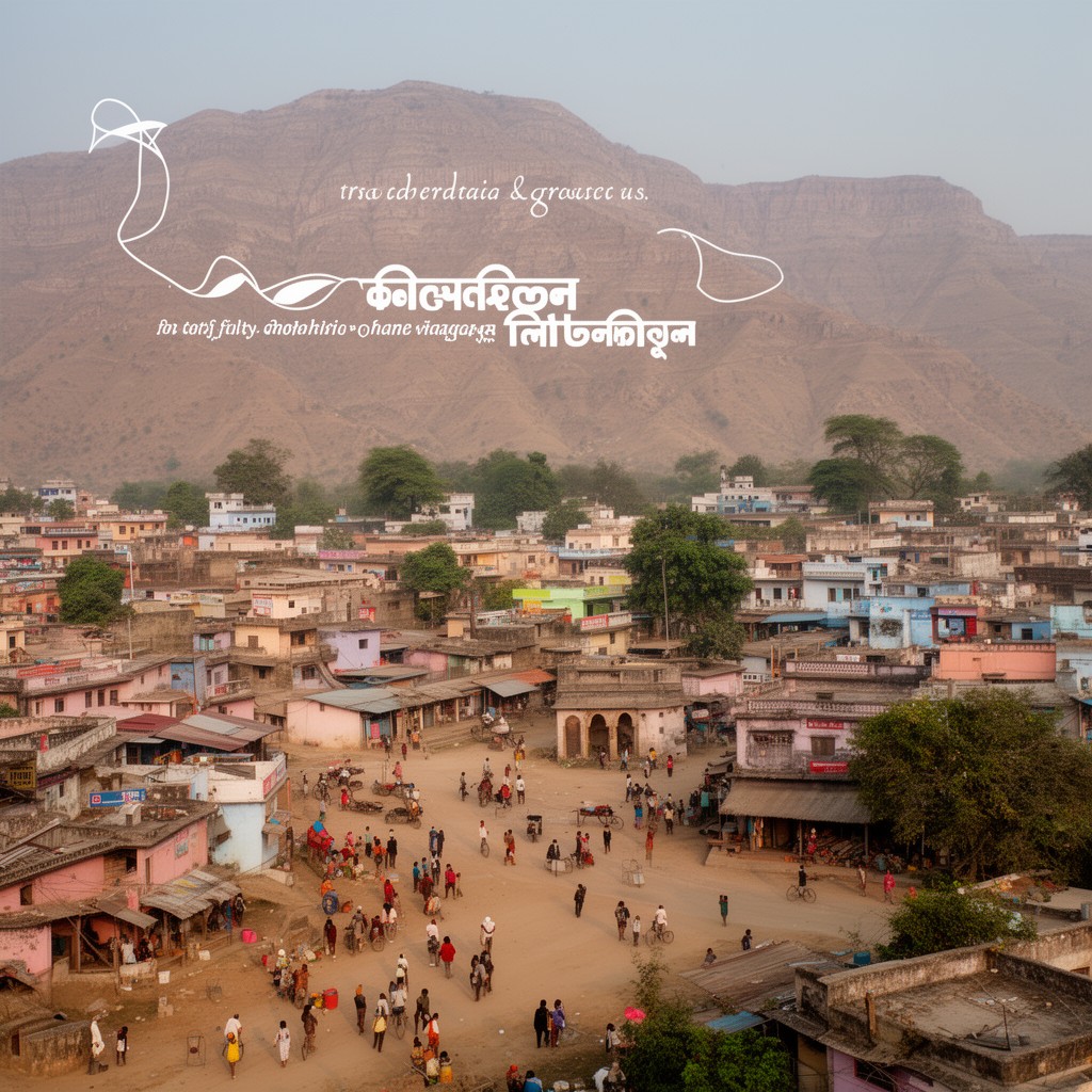 AI-generated illustration of Darbhanga district