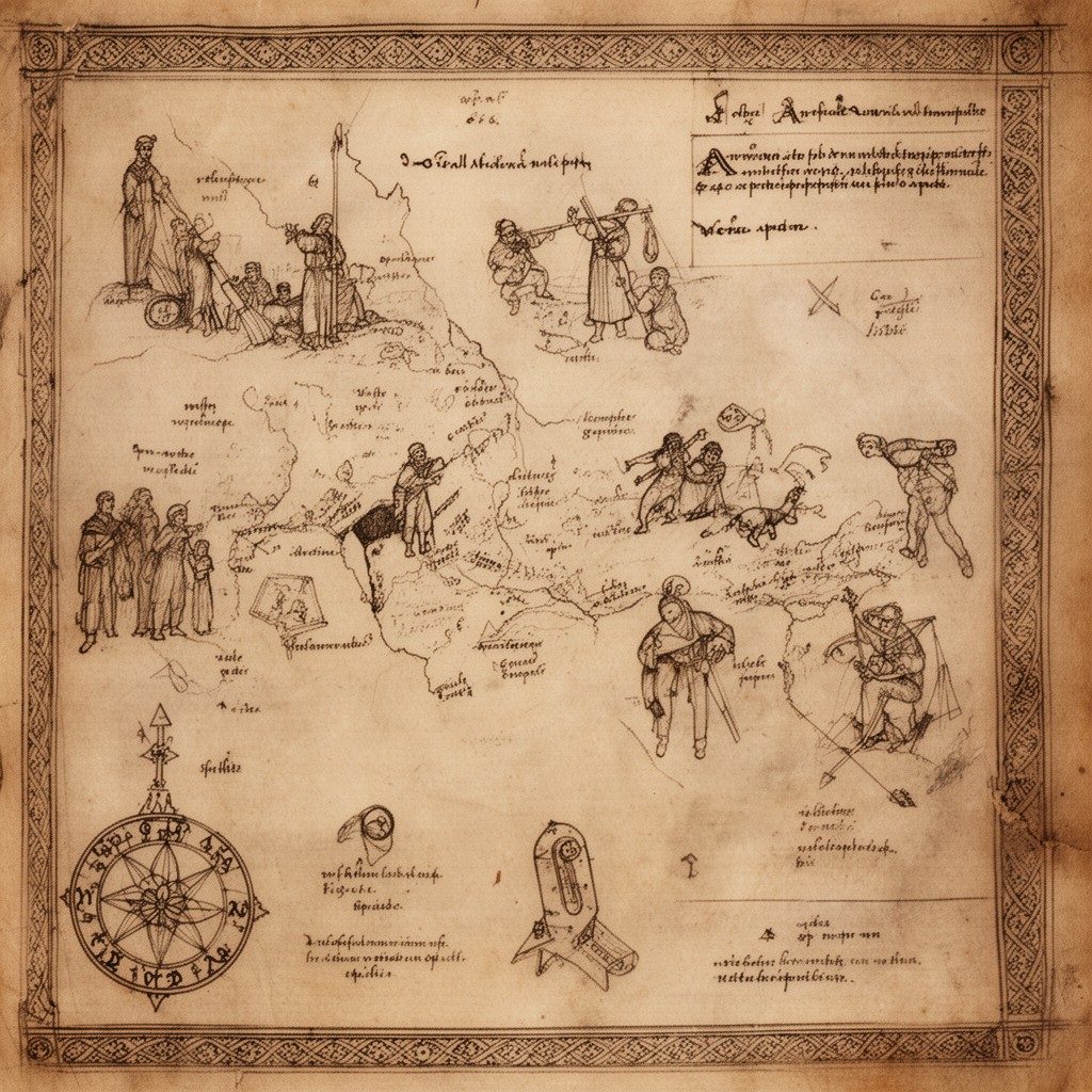 AI-generated illustration of Early Middle Ages