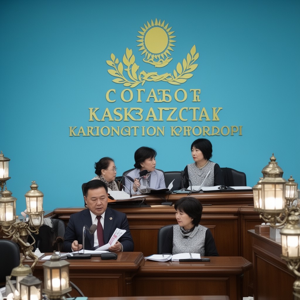 AI-generated illustration of Senate of Kazakhstan
