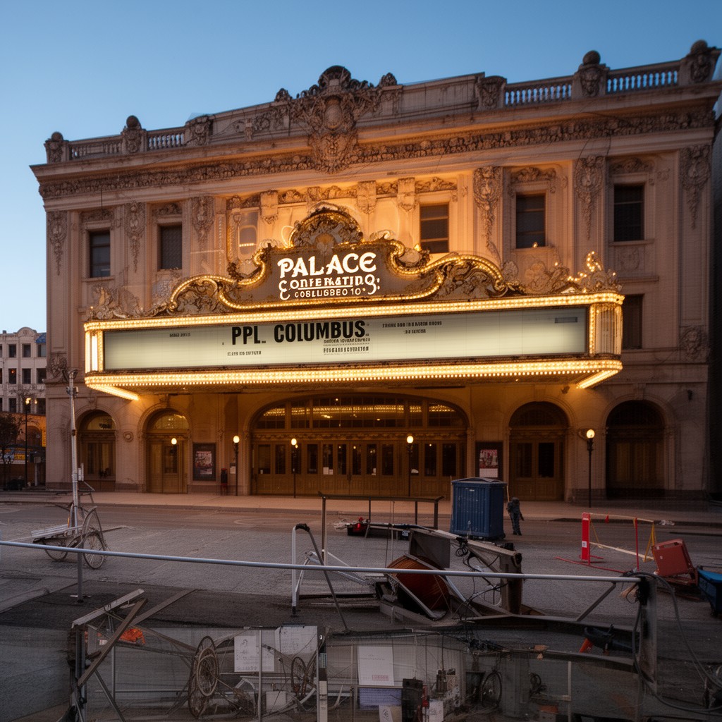 AI-generated illustration of Palace Theatre (Columbus)