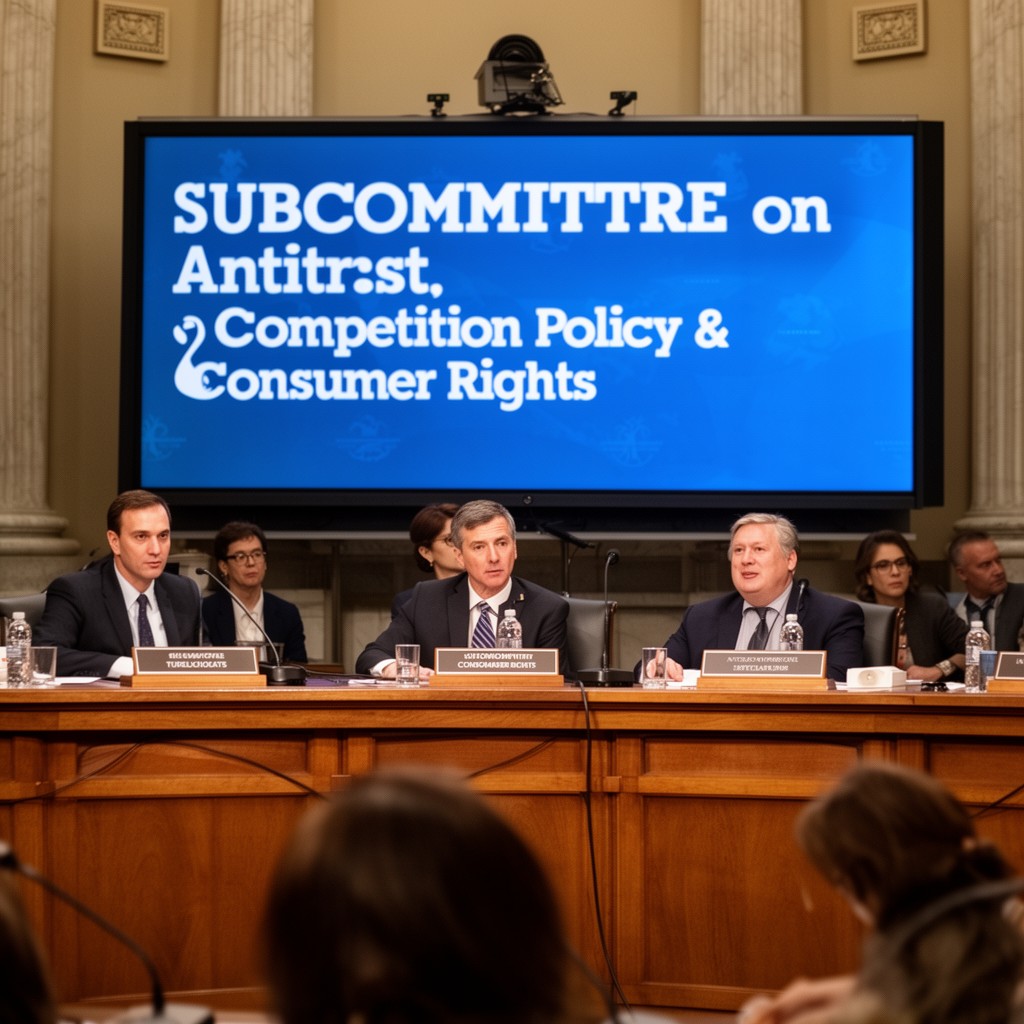 AI-generated illustration of Subcommittee on Antitrust, Competition Policy and Consumer Rights