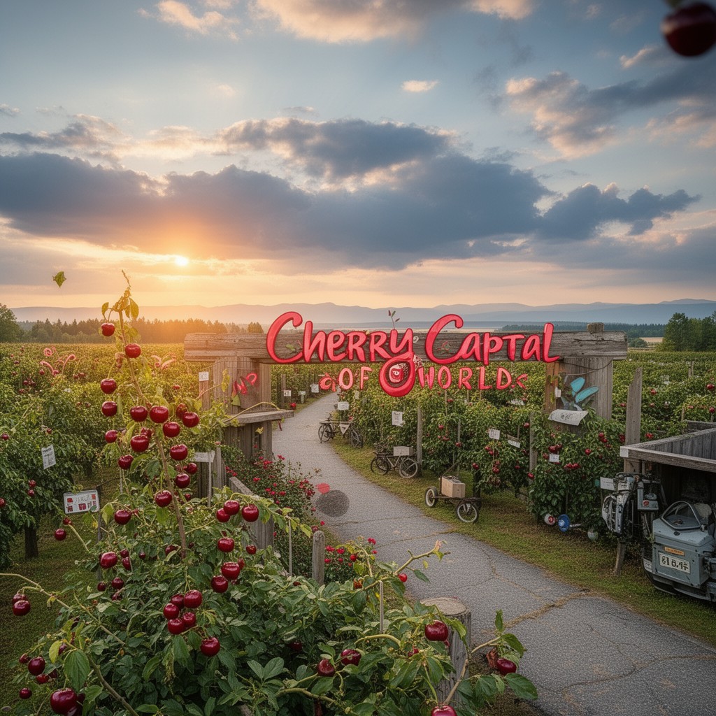 AI-generated illustration of Cherry Capital of the World