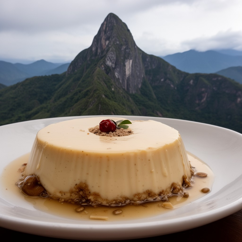 AI-generated illustration of Cerro Nube Flan