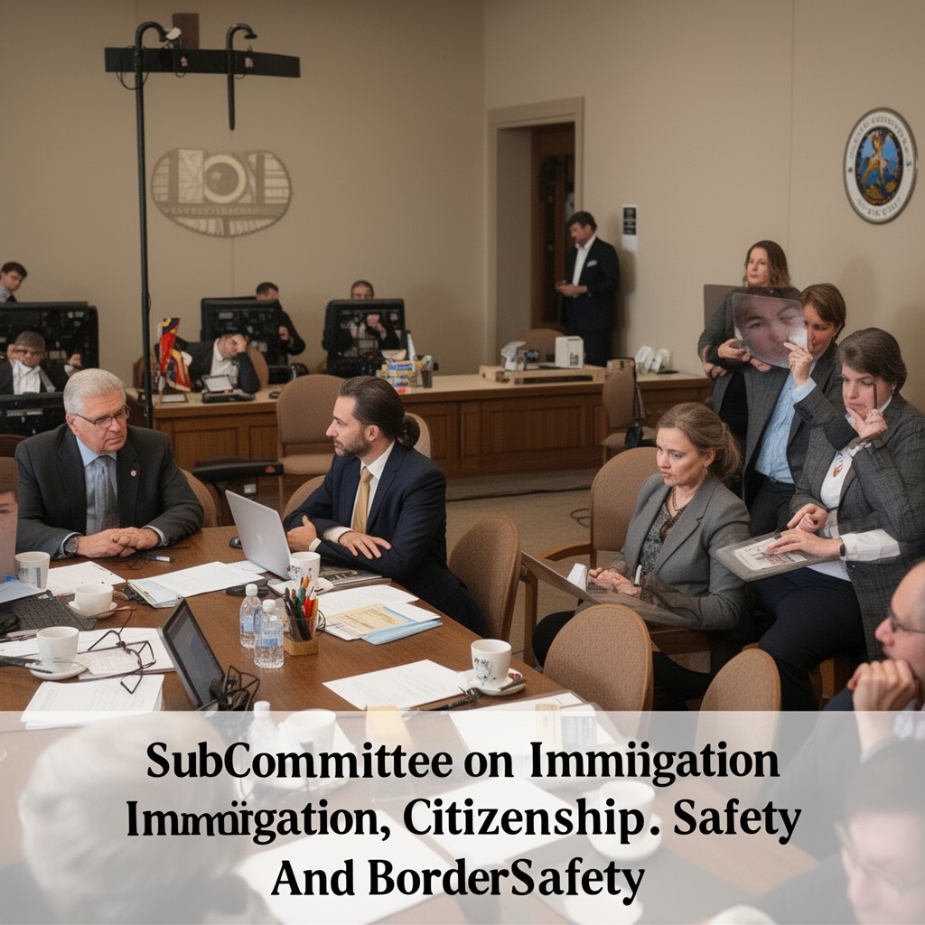 AI-generated illustration of Subcommittee on Immigration, Citizenship, and Border Safety