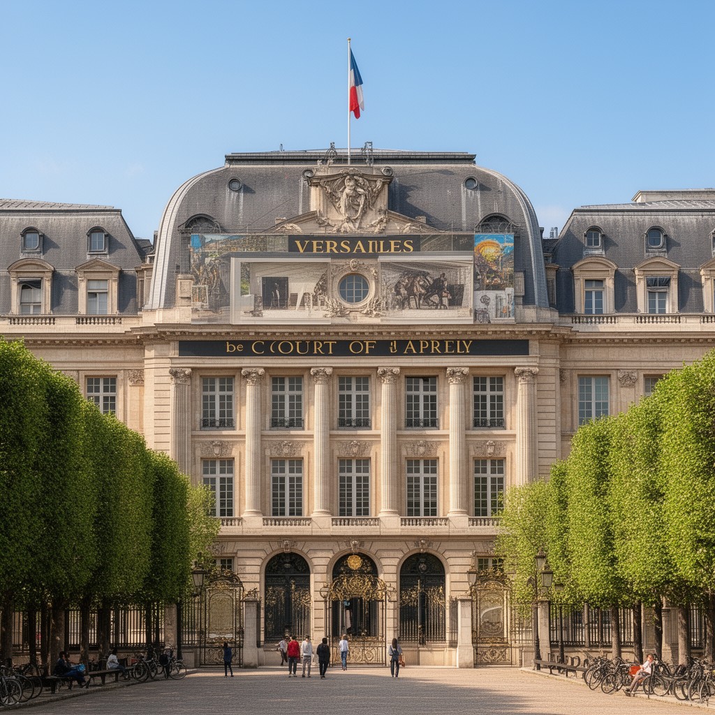 AI-generated illustration of Court of Appeal of Versailles