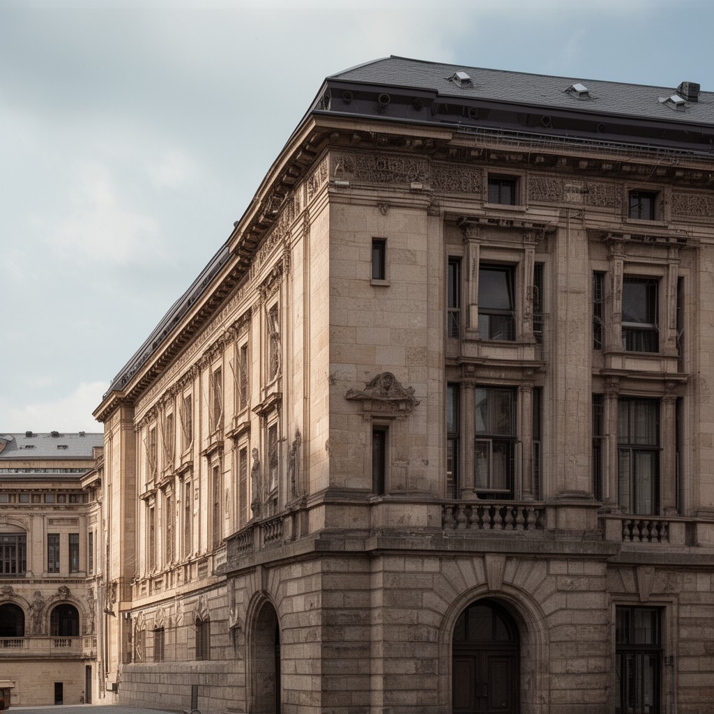 AI-generated illustration of Reich Statistical Office (in part)