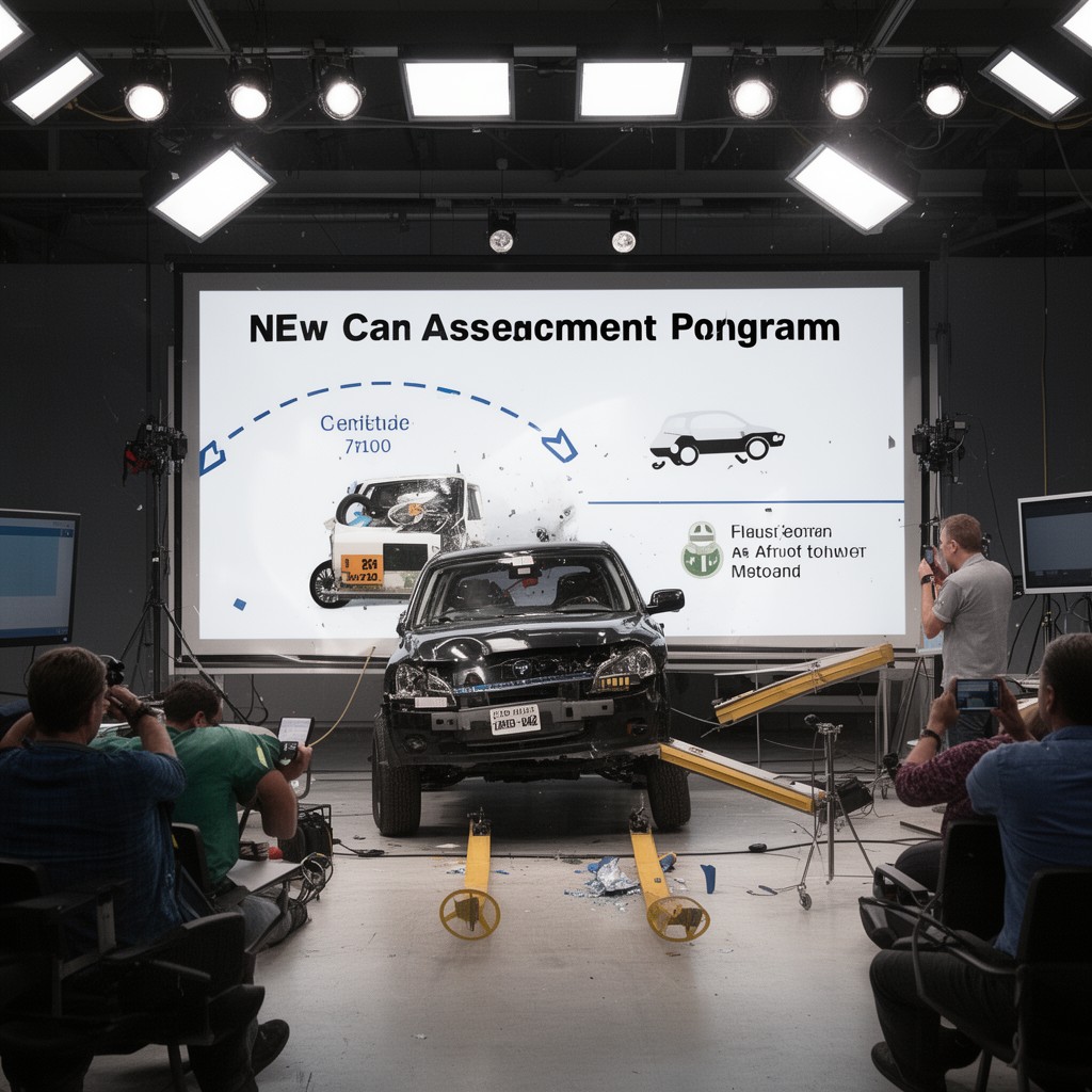 AI-generated illustration of New Car Assessment Program
