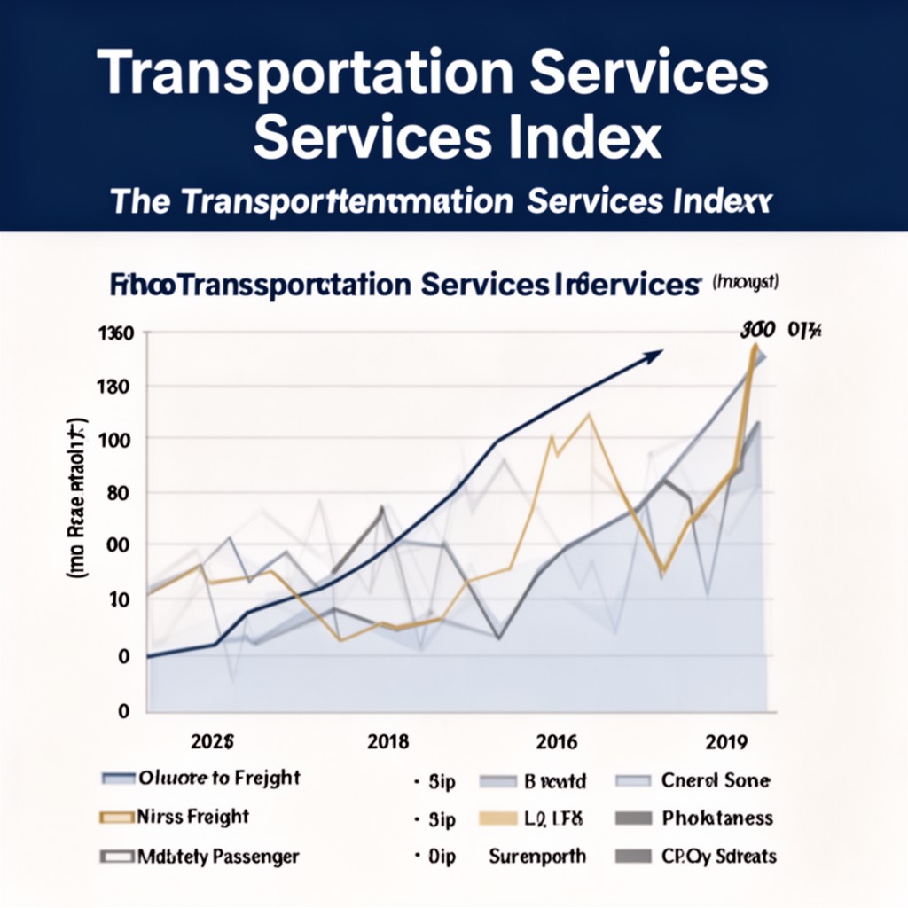 AI-generated illustration of Transportation Services Index