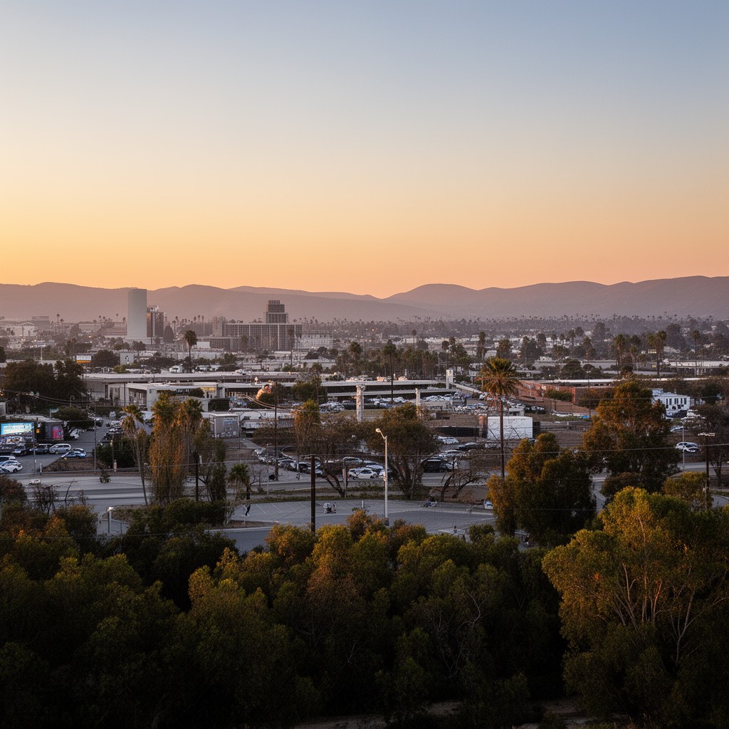 AI-generated illustration of Bakersfield