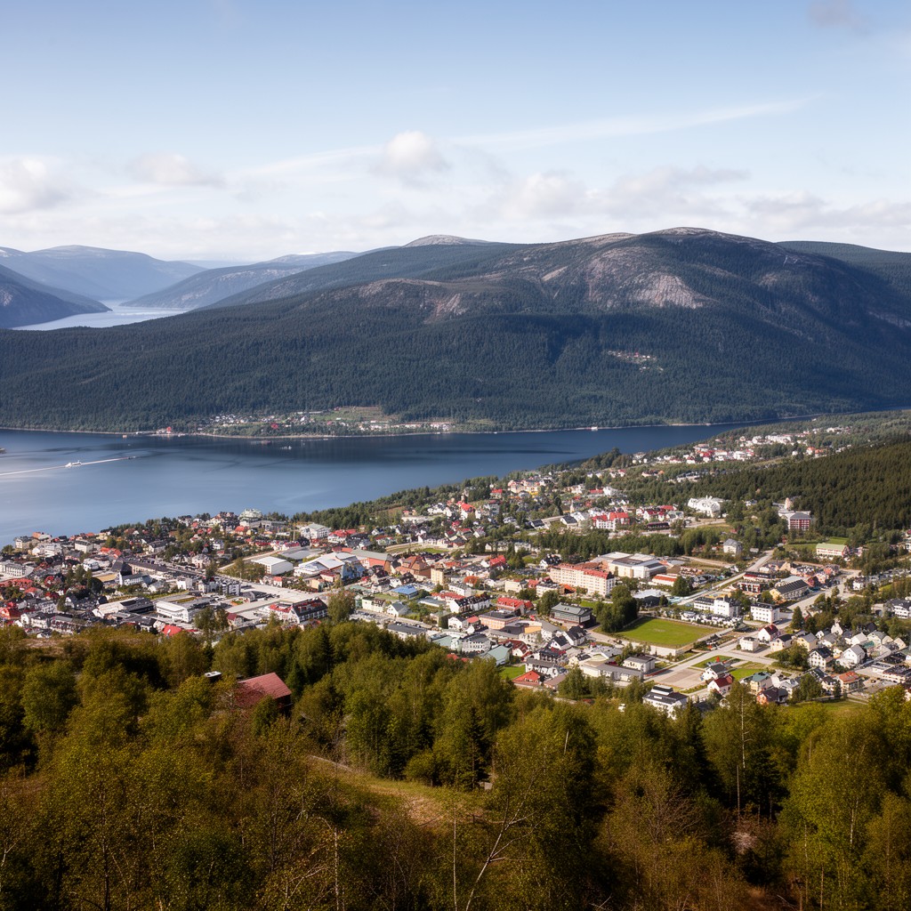AI-generated illustration of Viken county