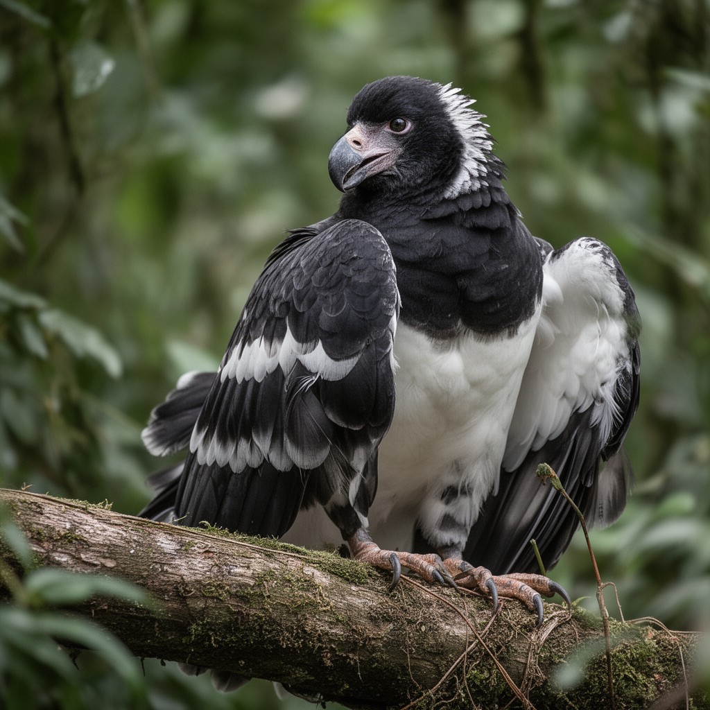 AI-generated illustration of harpy eagle