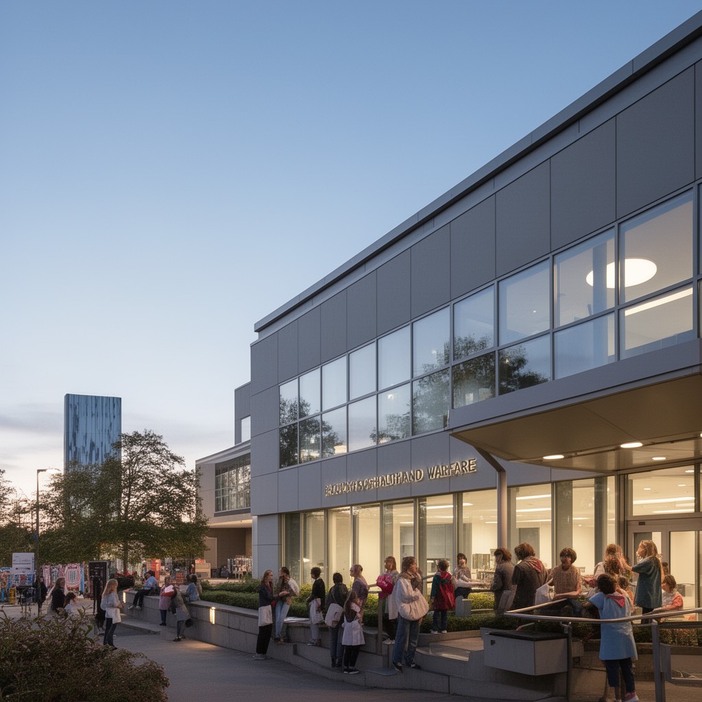 AI-generated illustration of Faculty of Health and Welfare