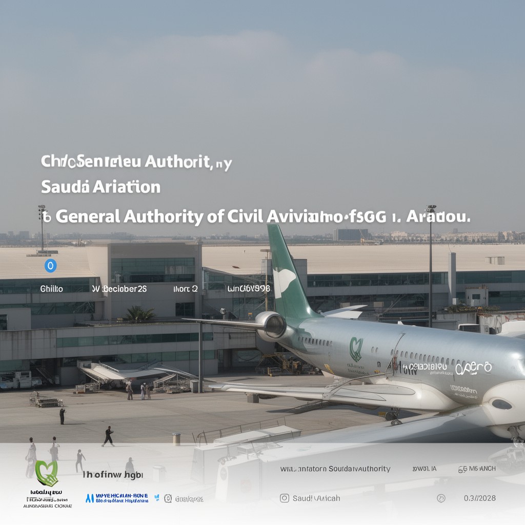 AI-generated illustration of General Authority of Civil Aviation of Saudi Arabia