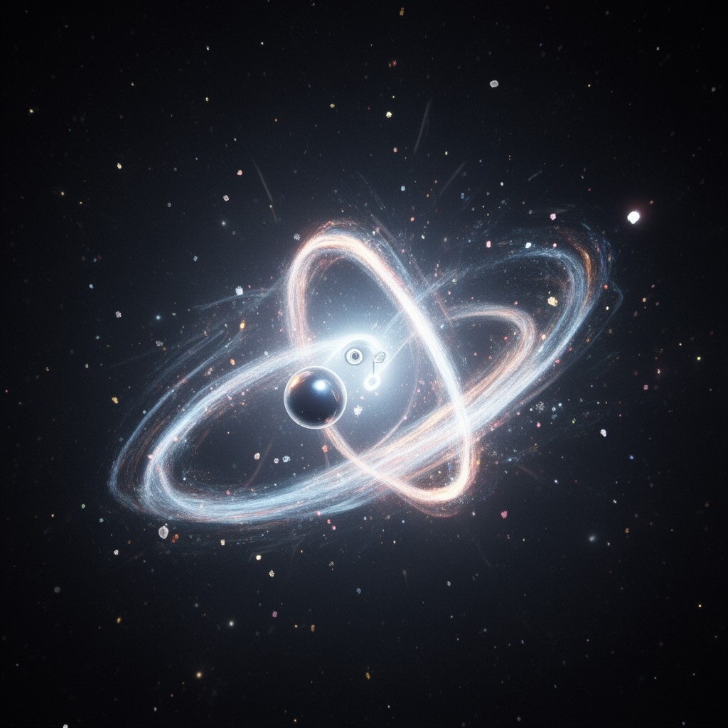 AI-generated illustration of tau lepton