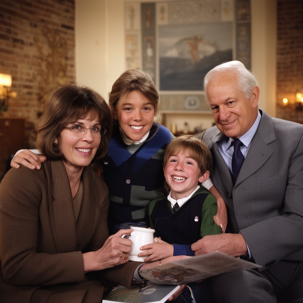 AI-generated illustration of Volcker family
