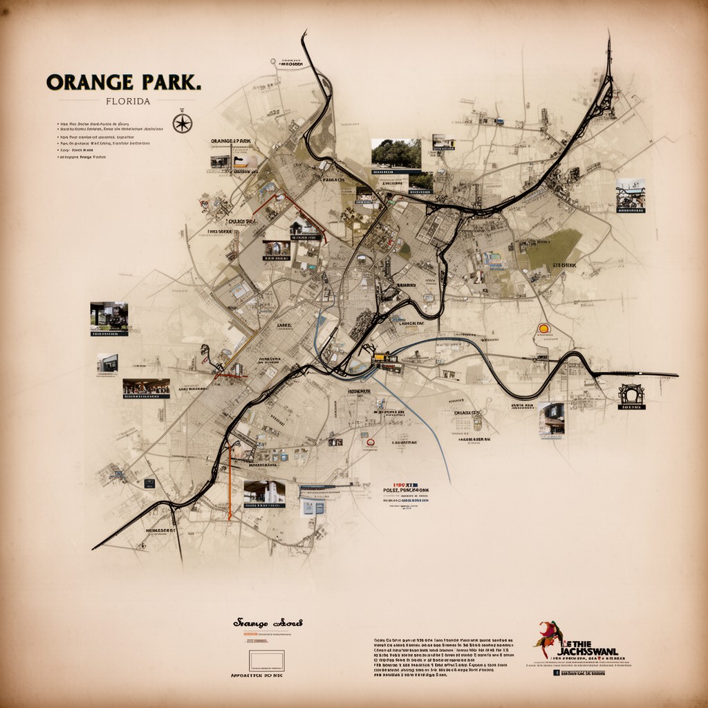 AI-generated illustration of Orange Park, Florida