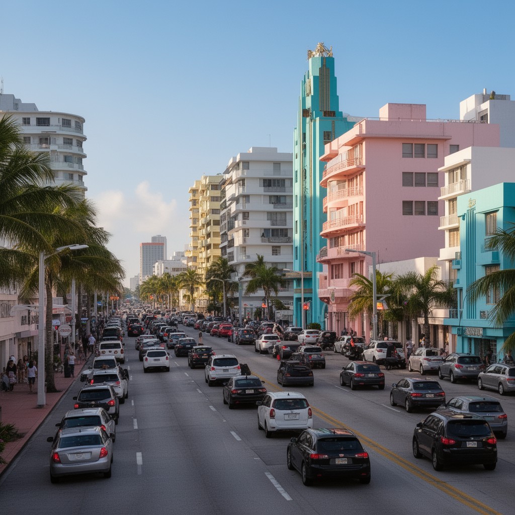 AI-generated illustration of Art Deco Historic District