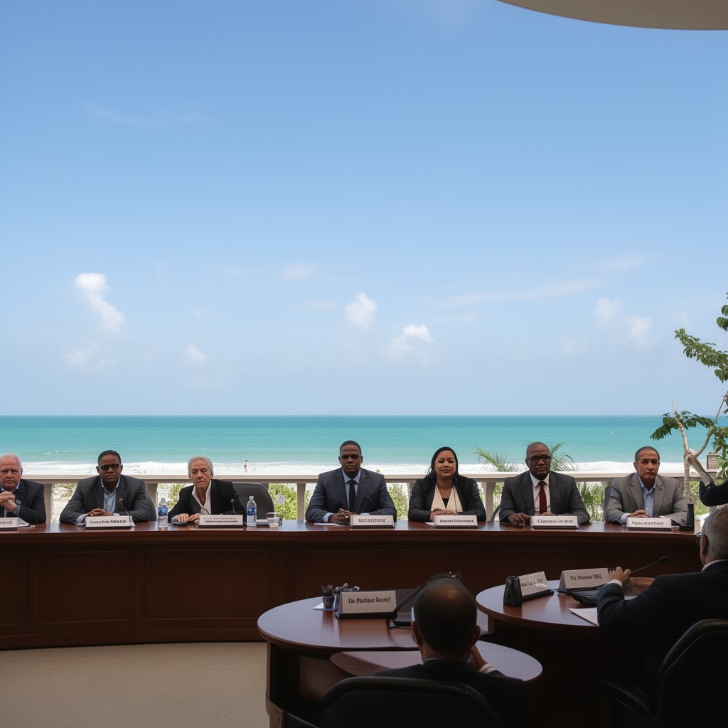 AI-generated illustration of Miami Beach City Commission