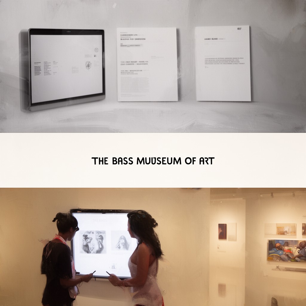 AI-generated illustration of The Bass Museum of Art