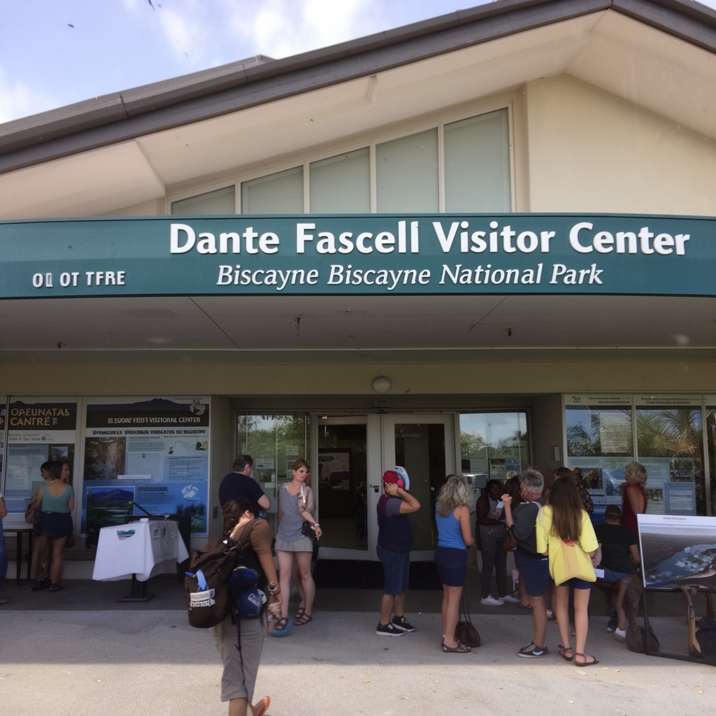 AI-generated illustration of Dante Fascell Visitor Center