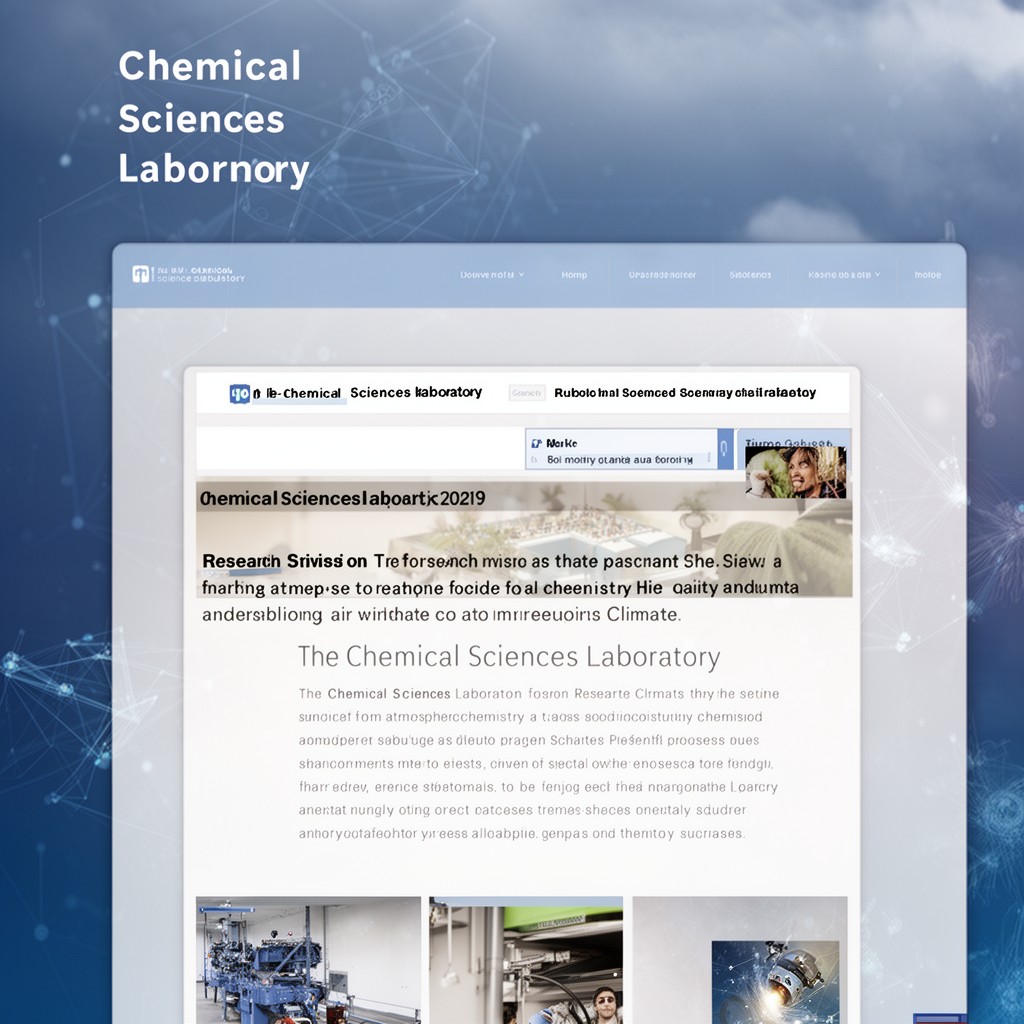 AI-generated illustration of Chemical Sciences Laboratory