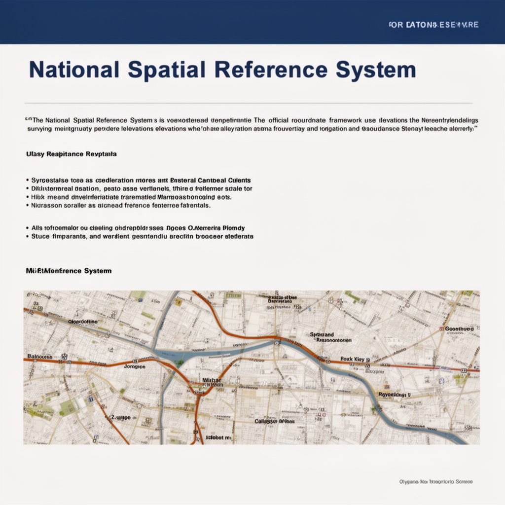 AI-generated illustration of National Spatial Reference System