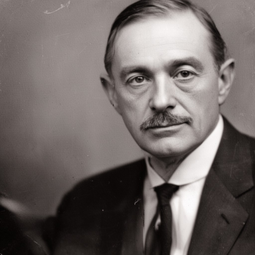 AI-generated illustration of Harold L. Ickes